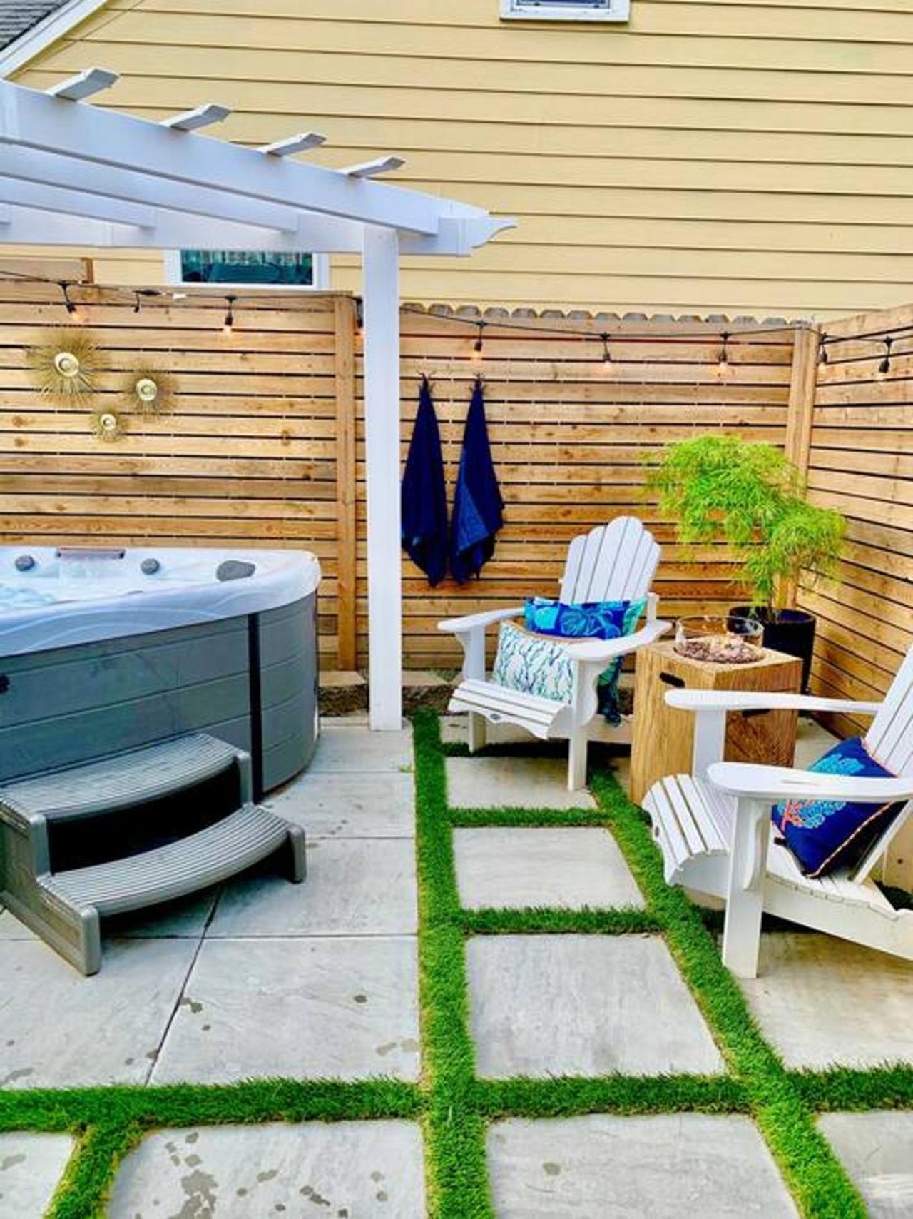 Private New Garden Apartment W Hot Tub Camas Exterior foto